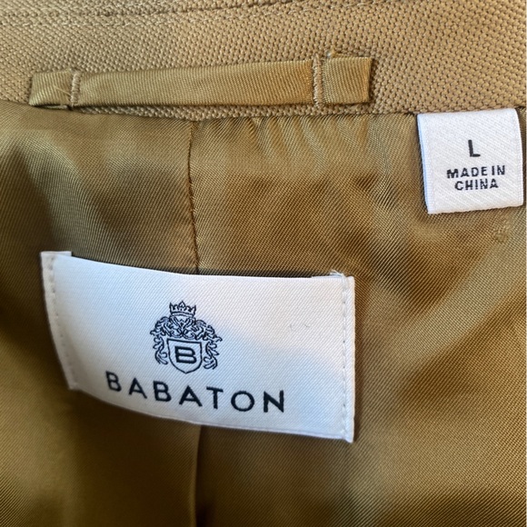 Babaton Highland Blazer in Caramelo Tan Size Large NWT - Picture 7 of 14